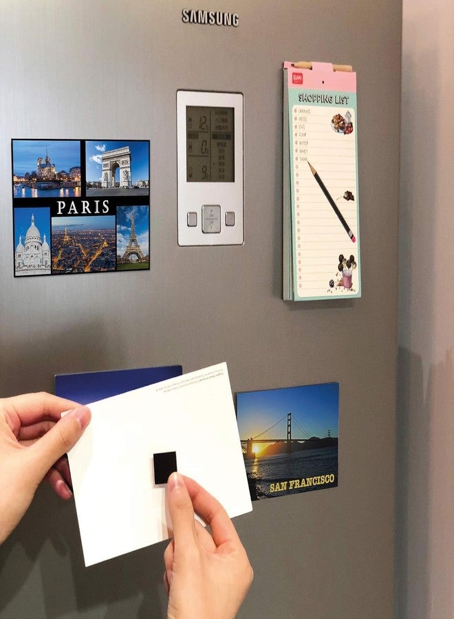 BerryBox 30 Pieces of Magnets with Self Adhesive | Flexible Sticky Magnets | Magnetic Stickers Tapes Peel Sticky Magnet - 2 inch X 2 inch - Hold Upto 50 Grams (30 Pieces) - Image 3